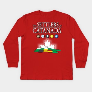 Settlers of Catanada Kids Long Sleeve T-Shirt